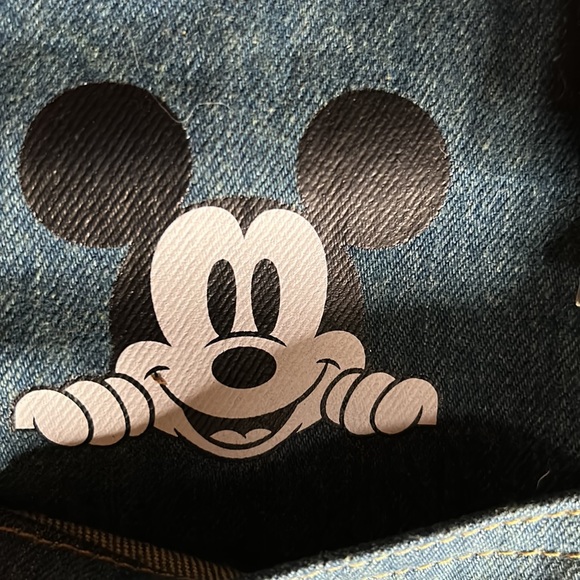 Levi’s X Disney Mickey Mouse Back Pocket Red Handled Tote Bag - Picture 6 of 15